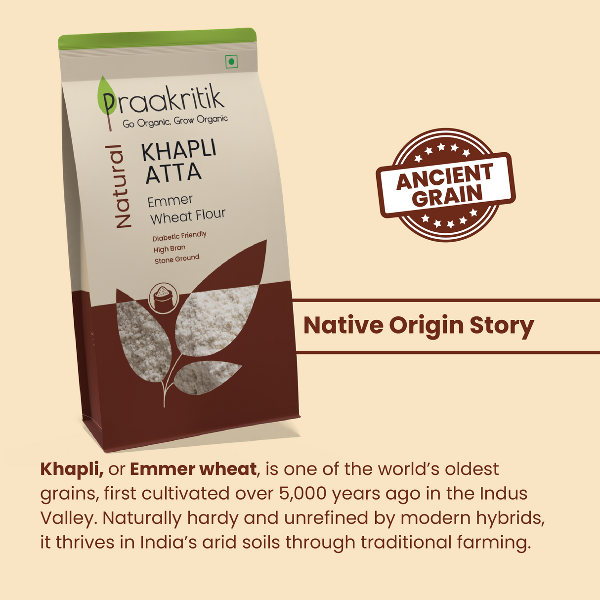 Khapli Atta - Natural