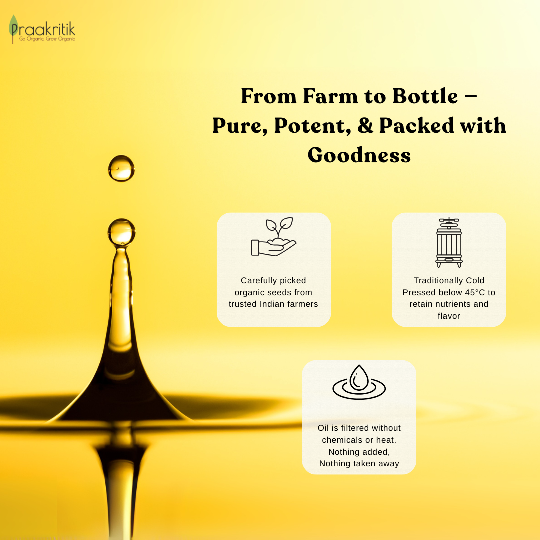 Organic Cold Pressed Sesame Oil