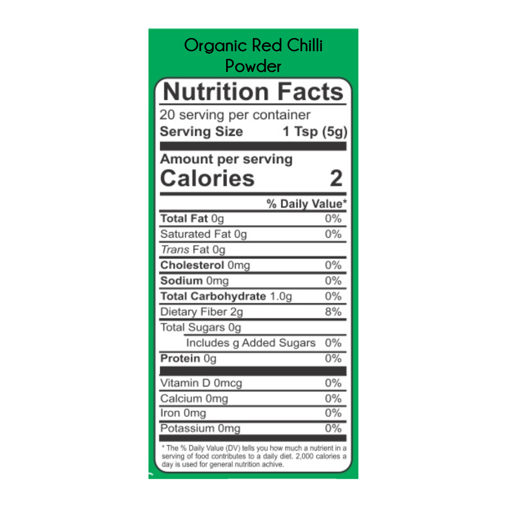 Red Chilli Powder - Organic