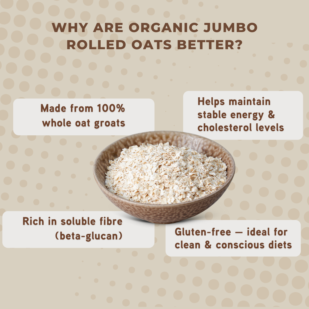 Organic Oats (Jumbo Rolled)