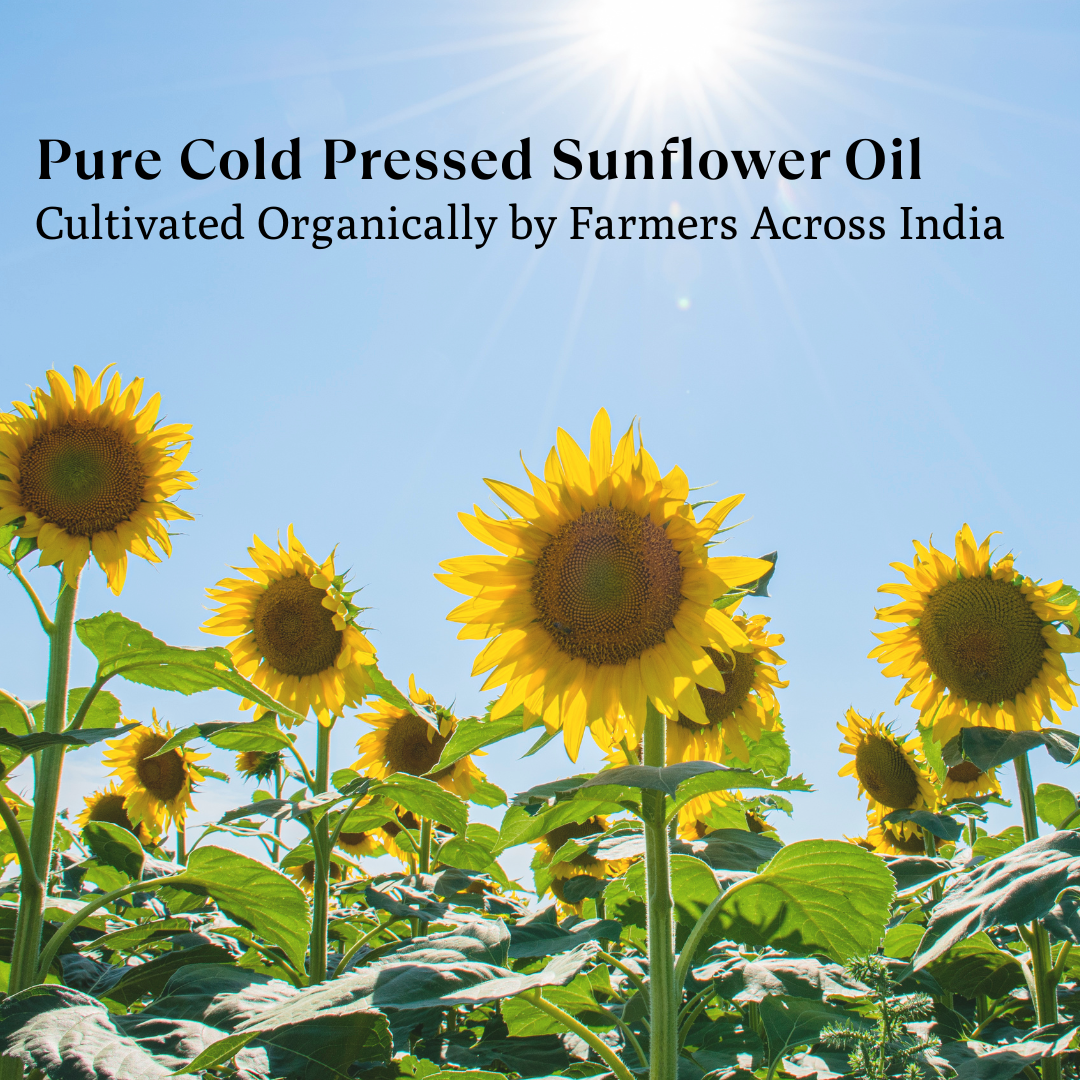 Organic Cold Pressed Sunflower Oil