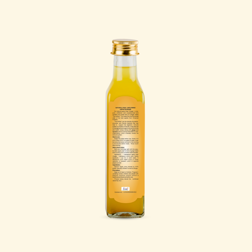Apple Cider Vinegar with Ginger & Turmeric Organic