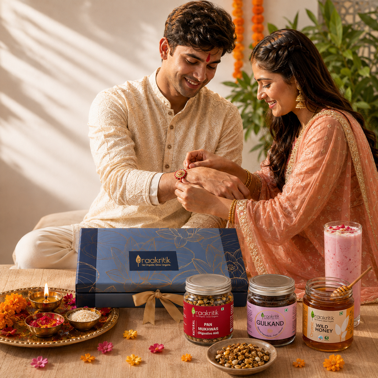 Exotic Treasure Rakhi Gift Box