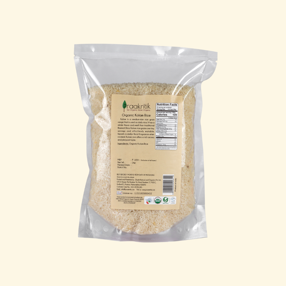 Kolam Rice - Organic