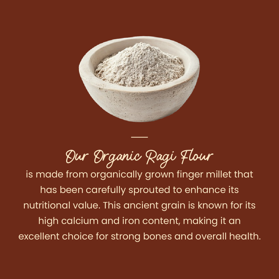 Organic Ragi Atta (Sprouted)