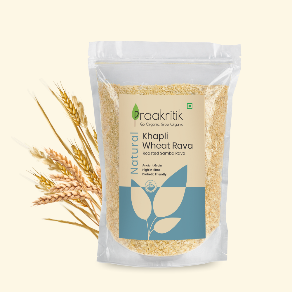 Roasted Khapli Wheat Rava