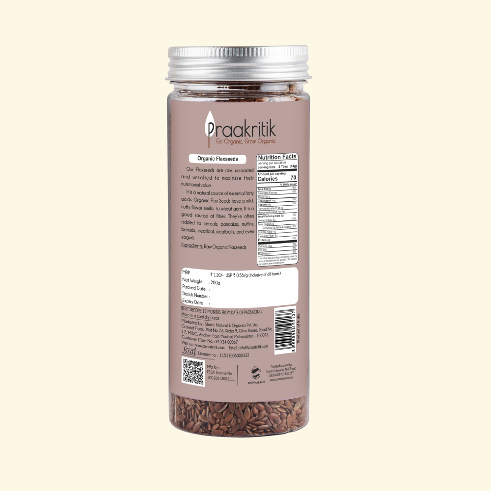 Flaxseeds Raw - Organic