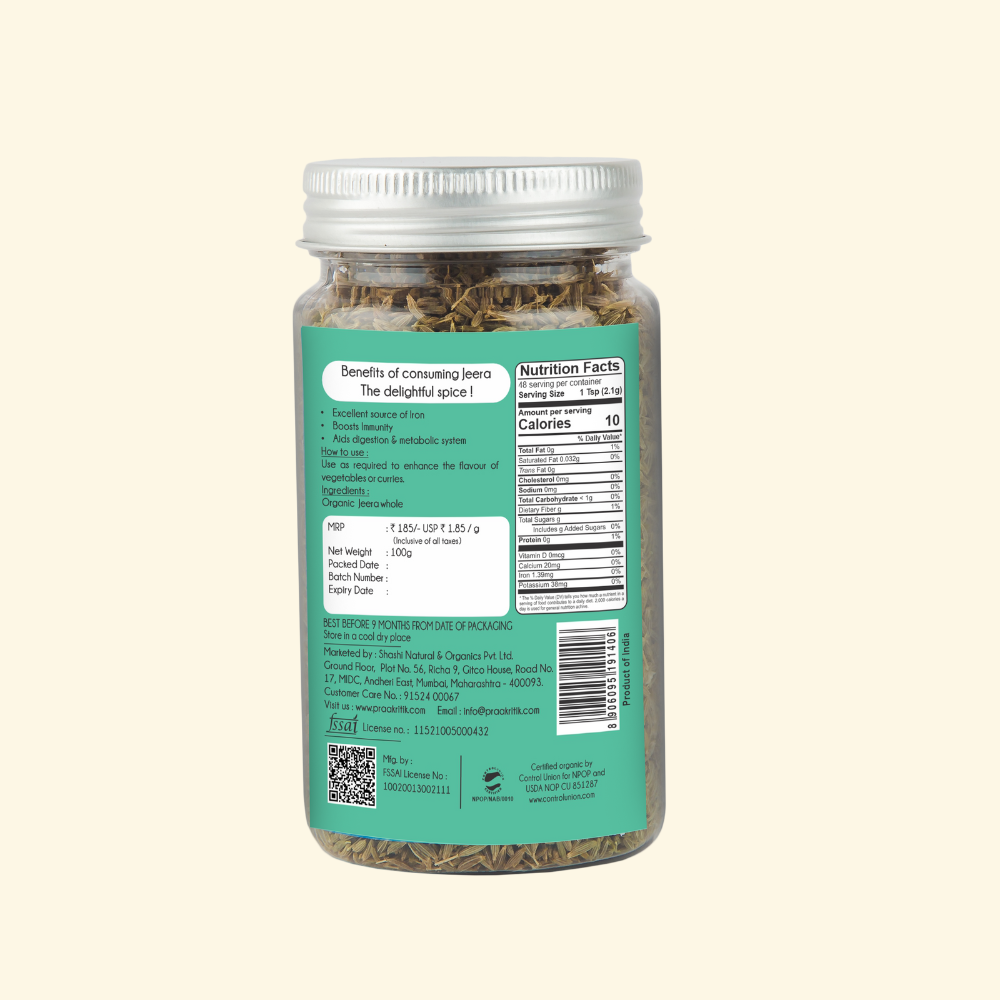 Jeera Whole - Organic