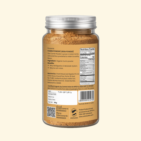 Organic Jeera (cumin) Powder