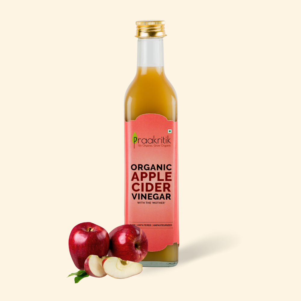 Apple Cider Vinegar | Pure Organic & Apple Cider Vinegar 500g | Praakritik