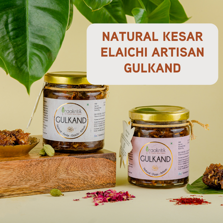 Gulkand Kesar Elaichi Artisan - Natural