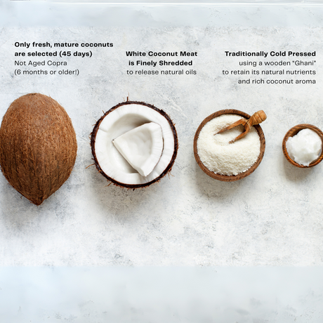 Organic Cold Pressed Extra Virgin Raw Coconut Oil