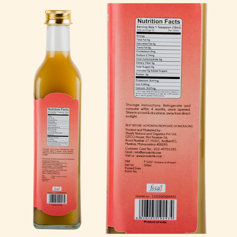 Apple Cider Vinegar - Pure Organic