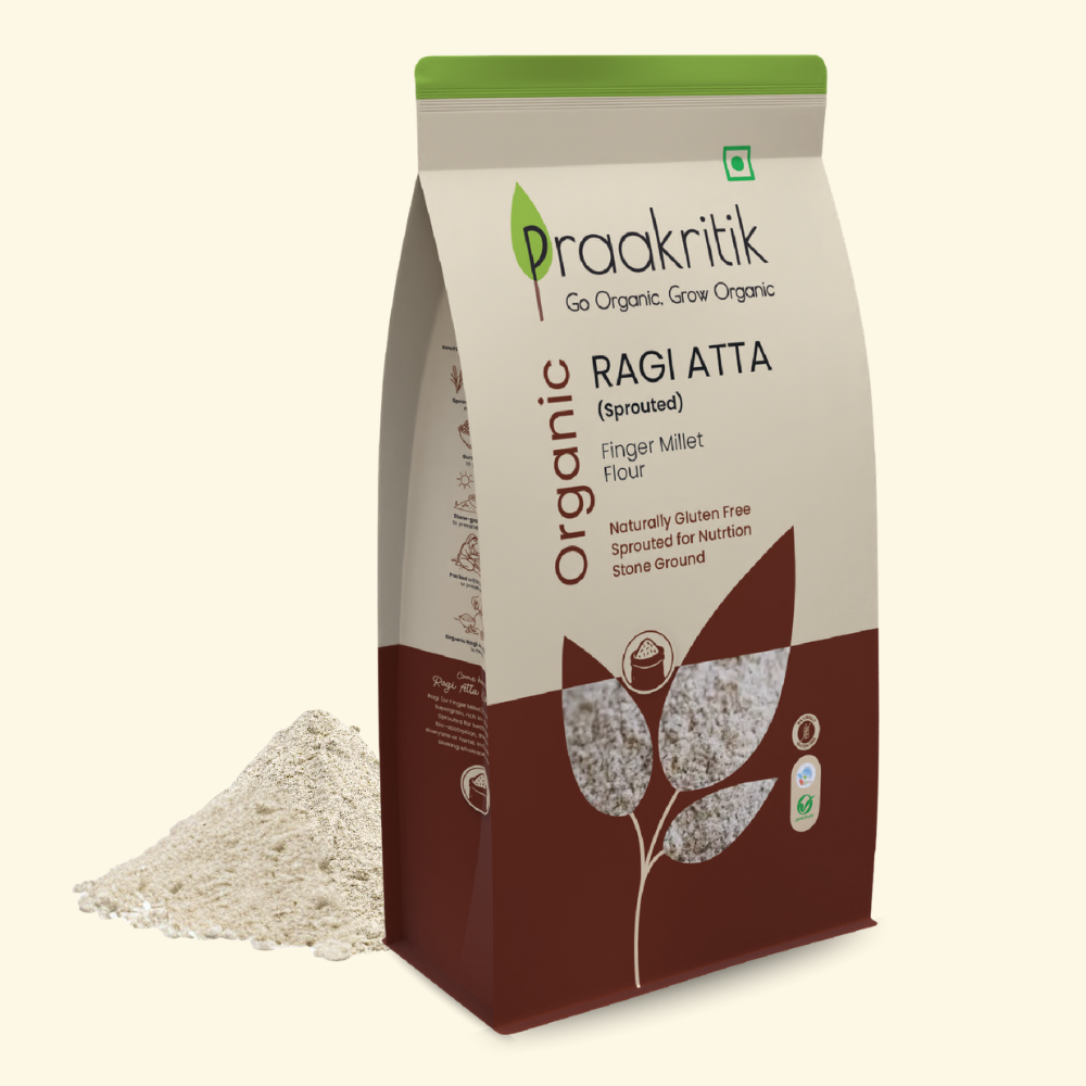 Sprouted Ragi Aata - Organic