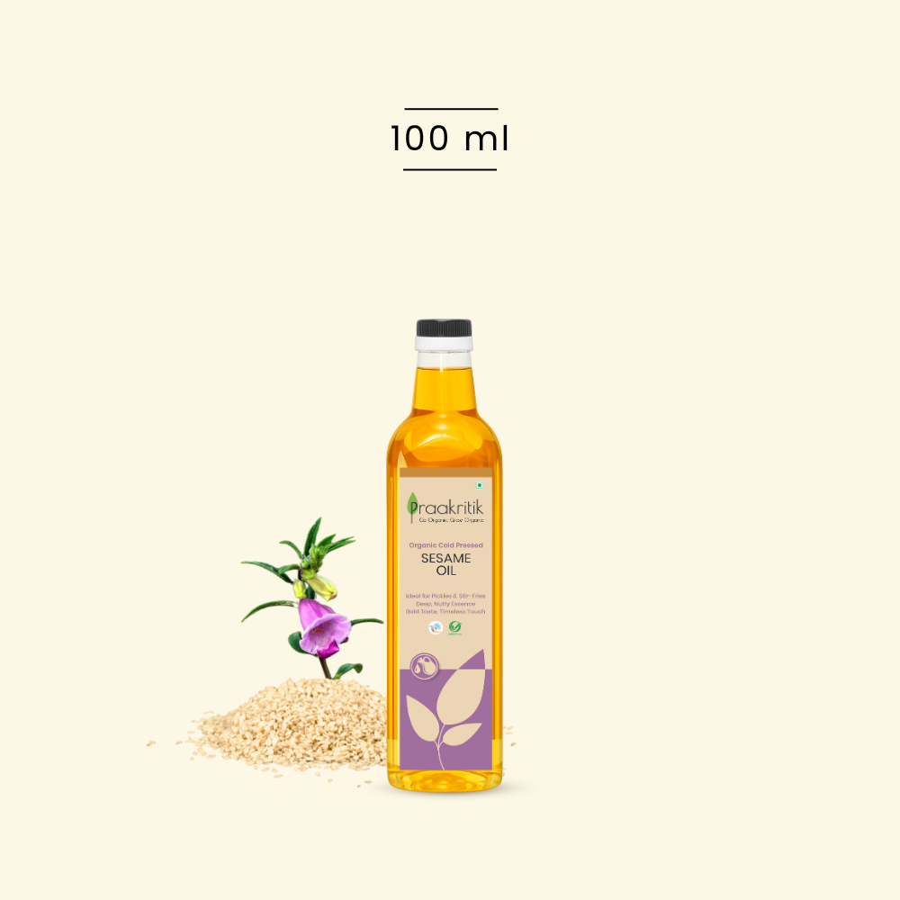Organic Cold Pressed Sesame Oil