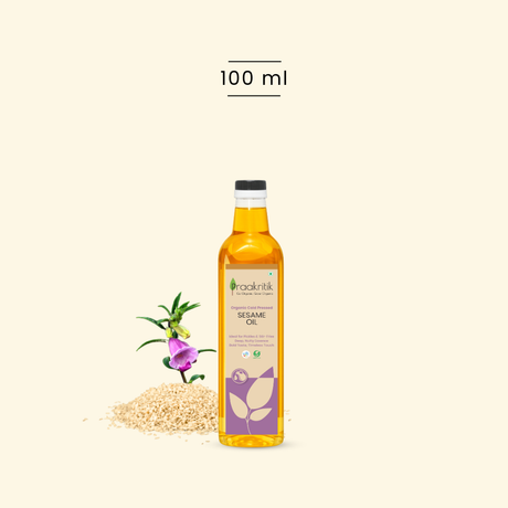 Organic Cold Pressed Sesame Oil