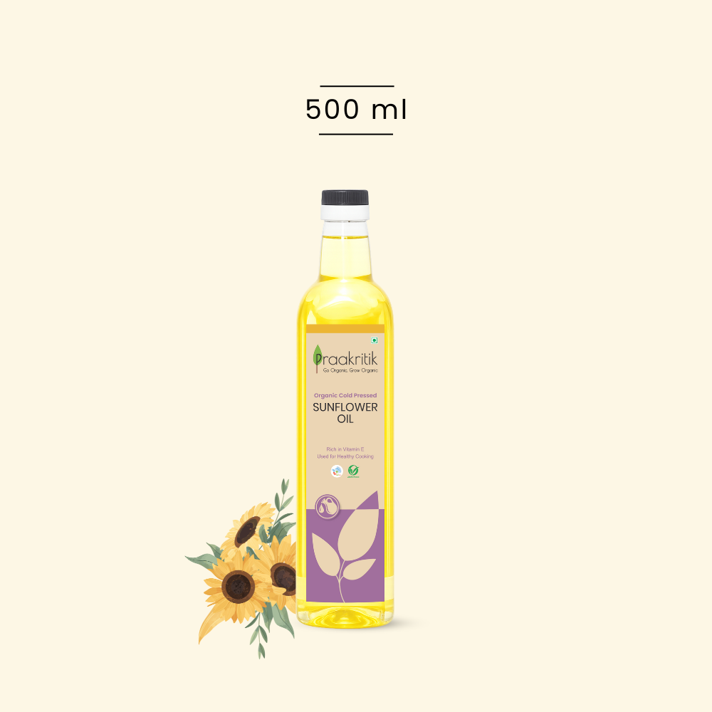 Organic Cold Pressed Sunflower Oil
