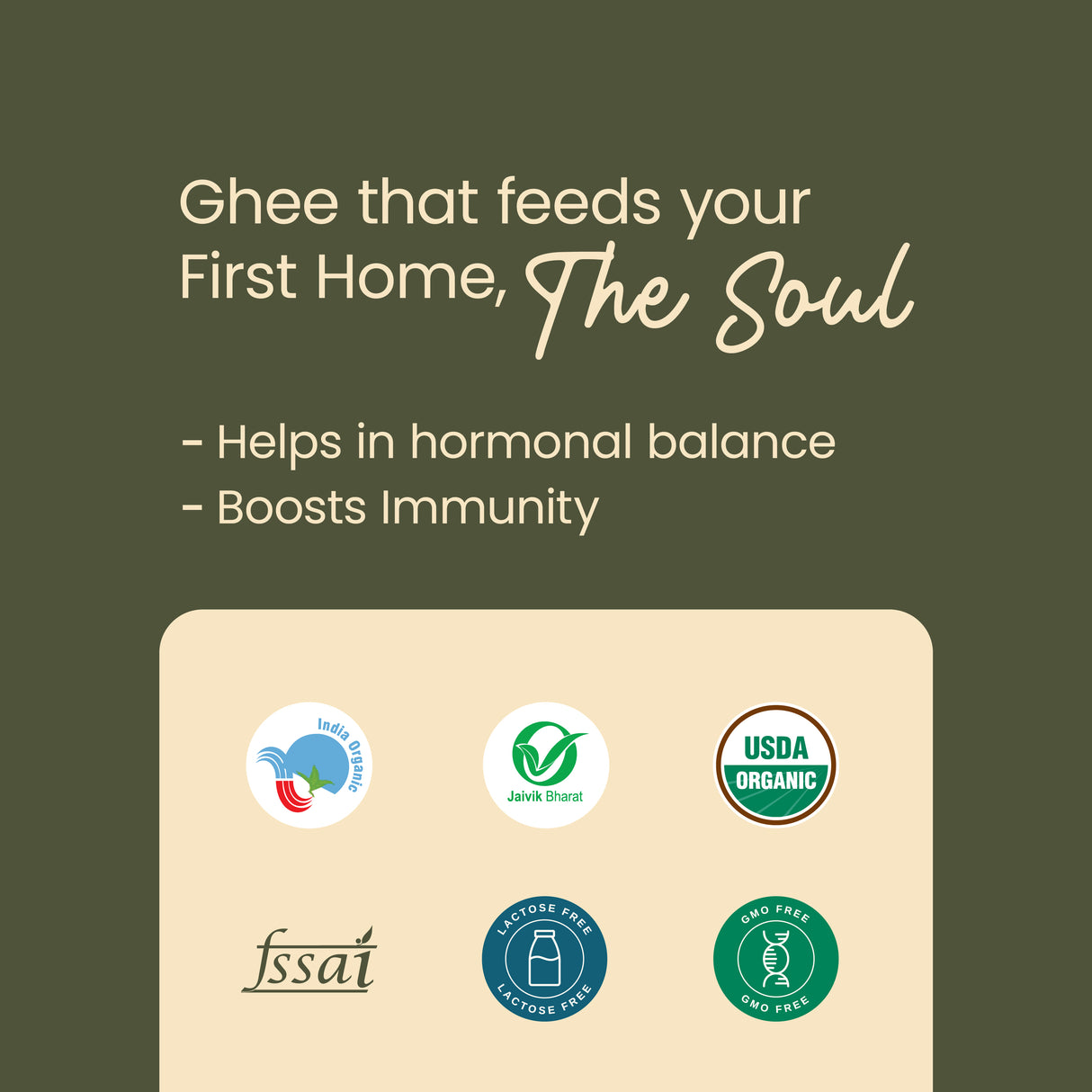 Desi Gir Cows A2 Ghee - Natural