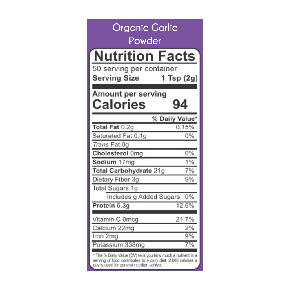 Garlic Powder - Organic