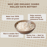 Jumbo Rolled Oats - Organic