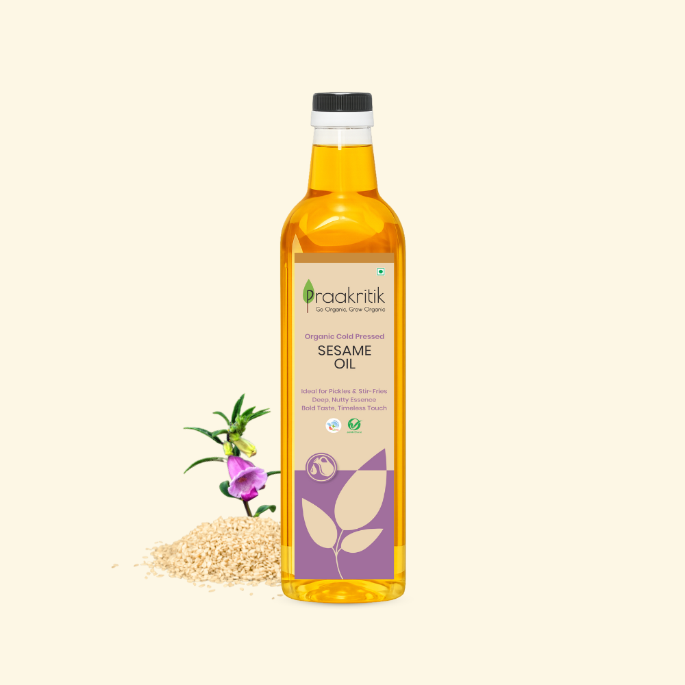 Organic Cold Pressed Sesame Oil