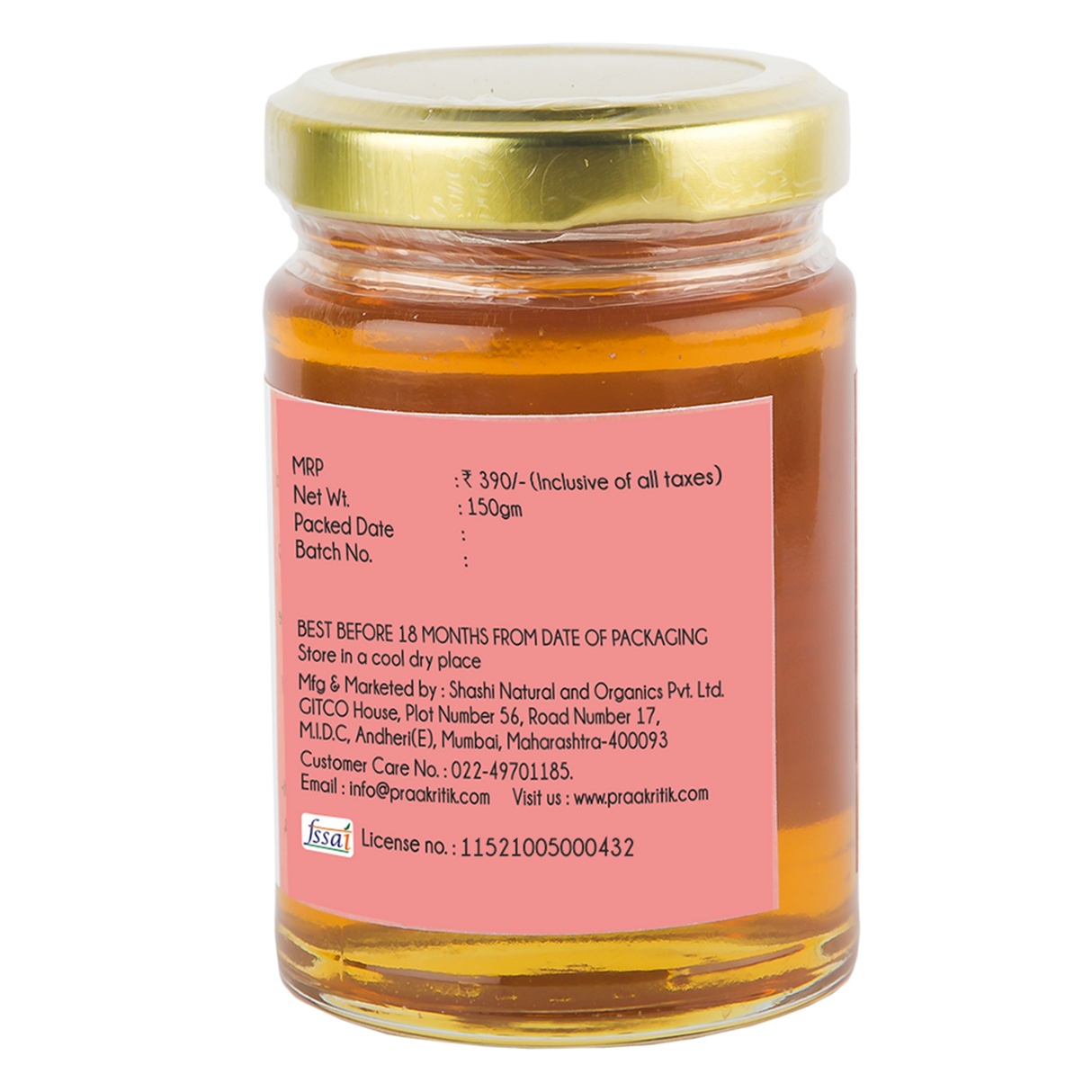 Acacia Honey - Natural