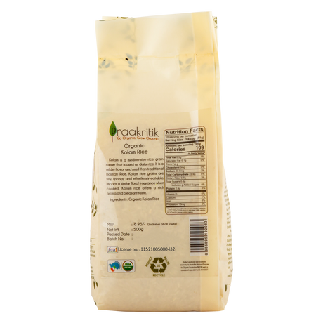 Kolam Rice - Organic