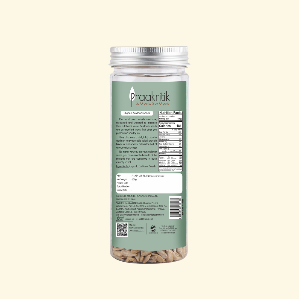 Sunflower Seeds - Organic