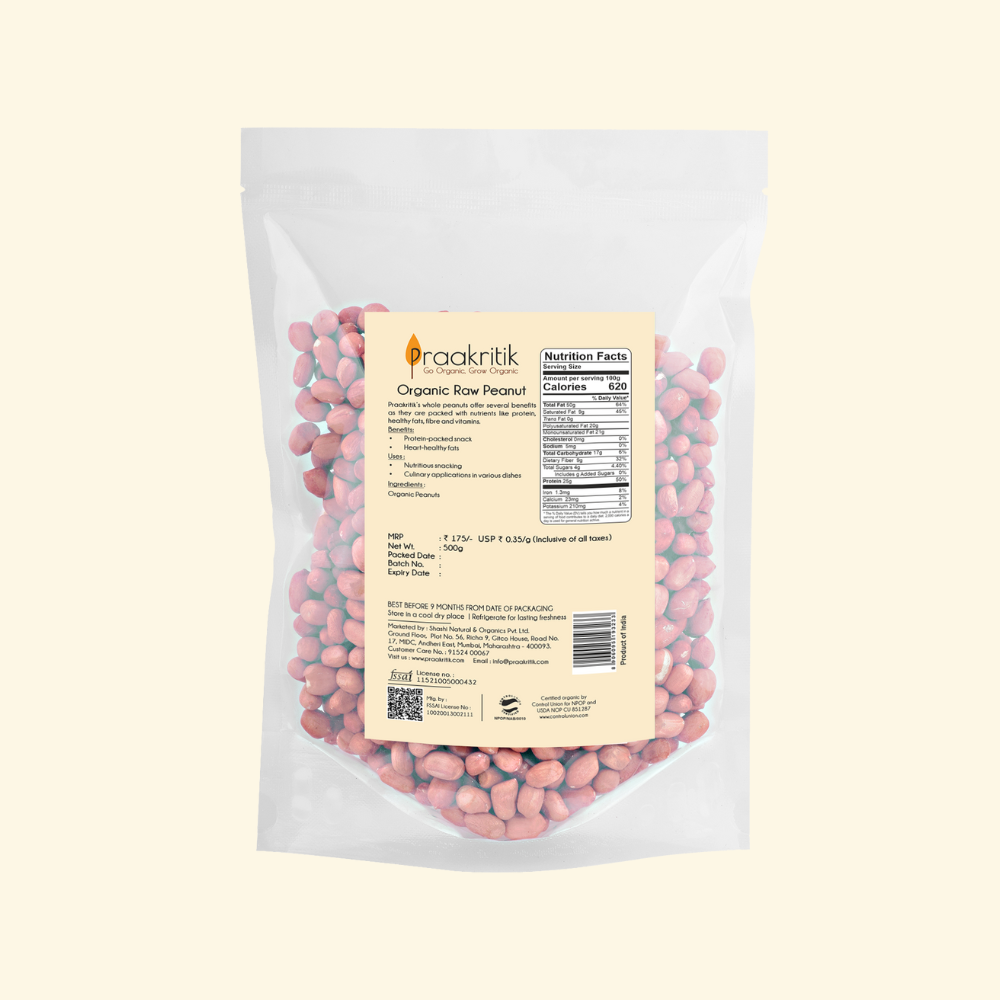 Peanuts (Raw) - Organic